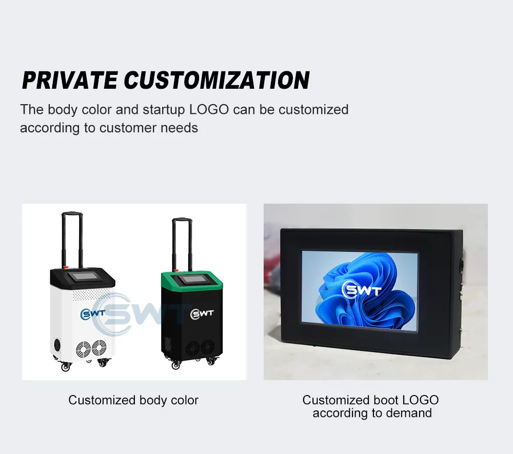 Лазерная машина для очистки SWT-QX с тележкой и воздушным охлаждением 5