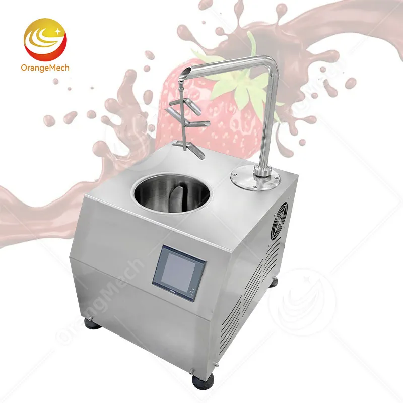 Настольный автоматический фонтан для горячего шоколада с диспенсером и двумя кранами 3