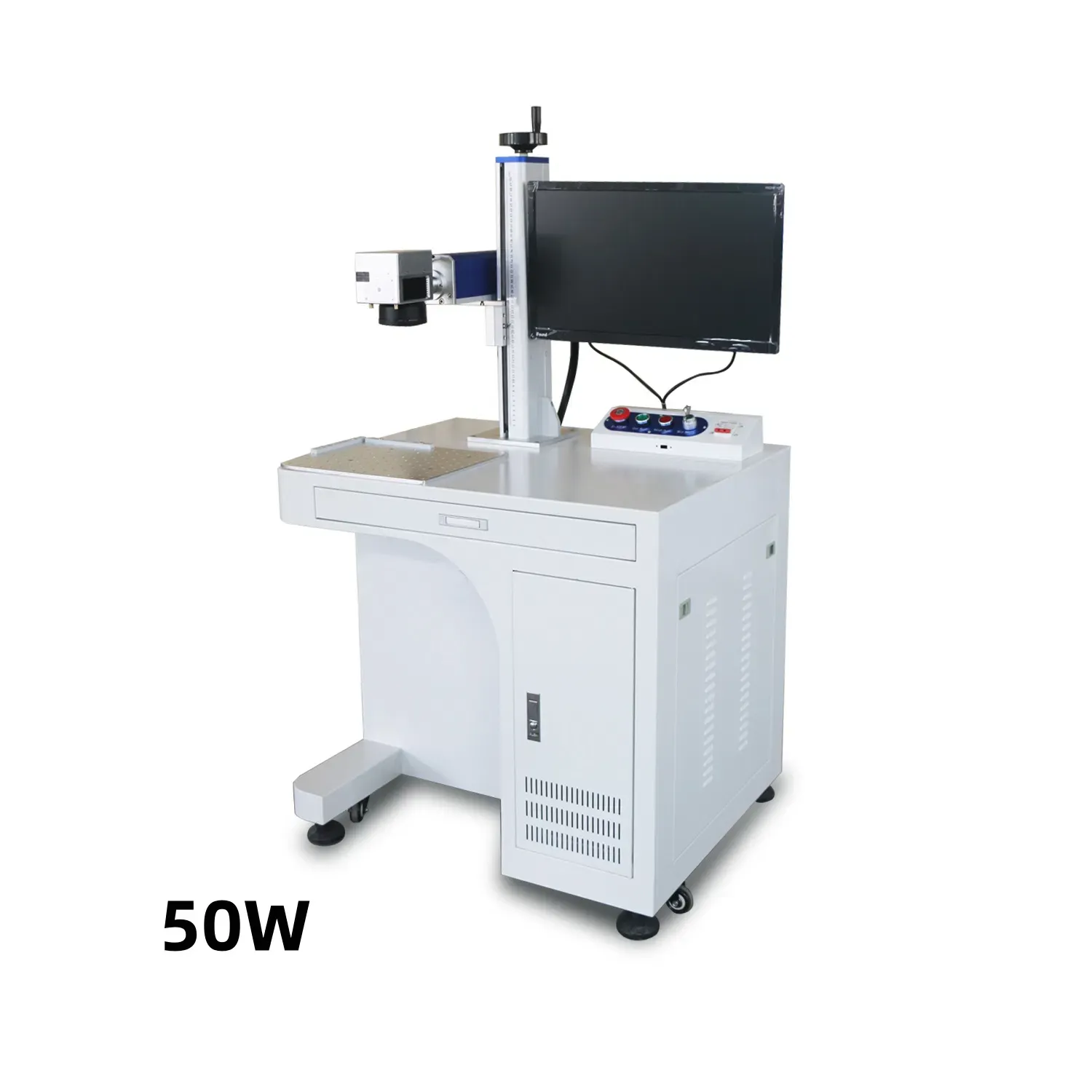 Профессиональный волоконный лазерный гравировщик и резак 50W