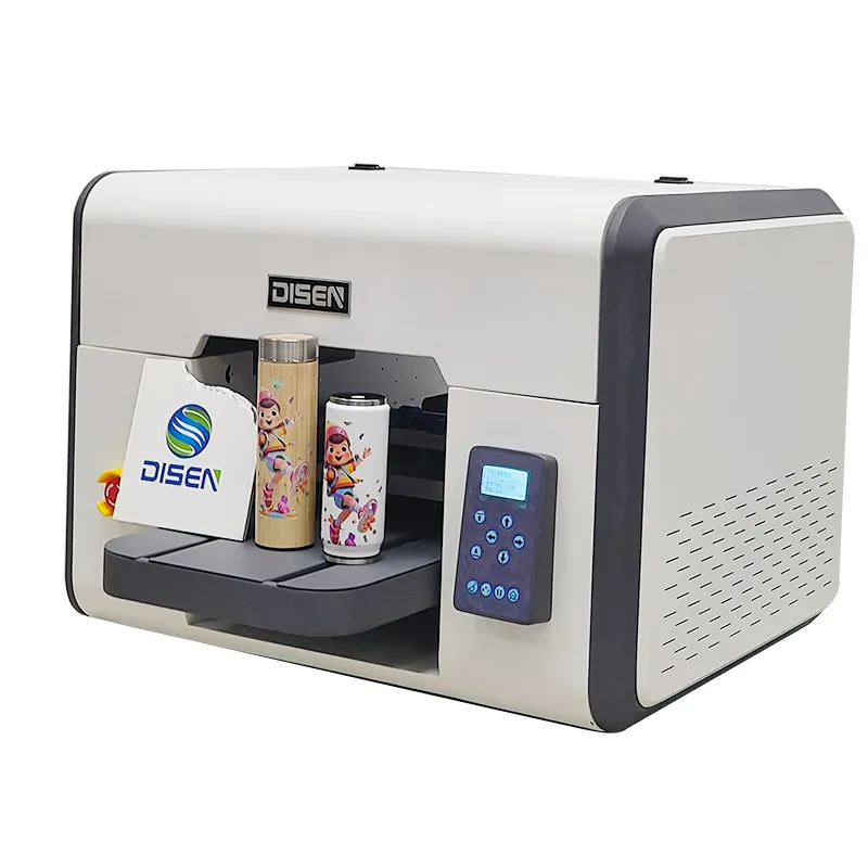 Универсальная цифровая печатная машина Dtf A4 A3 УФ плоскоформатный принтер 4