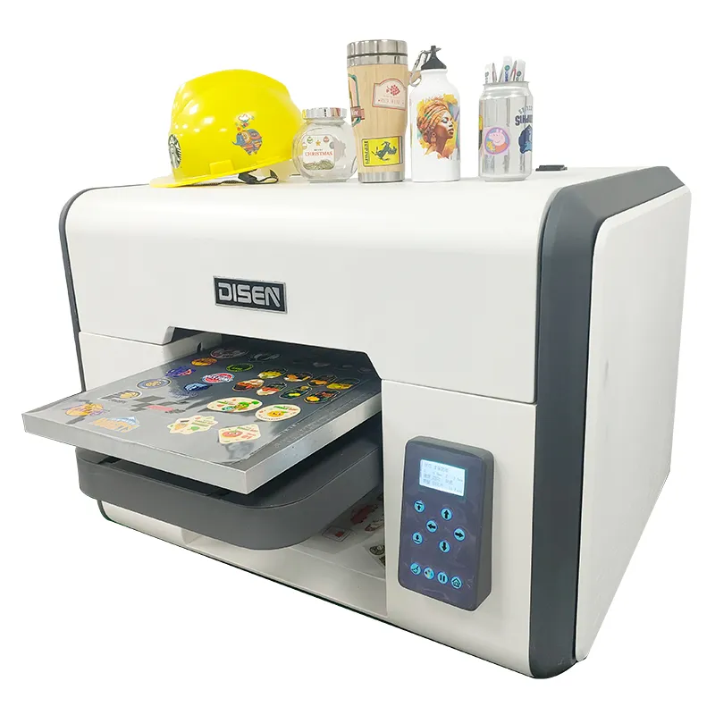 Универсальная цифровая печатная машина Dtf A4 A3 УФ плоскоформатный принтер 6