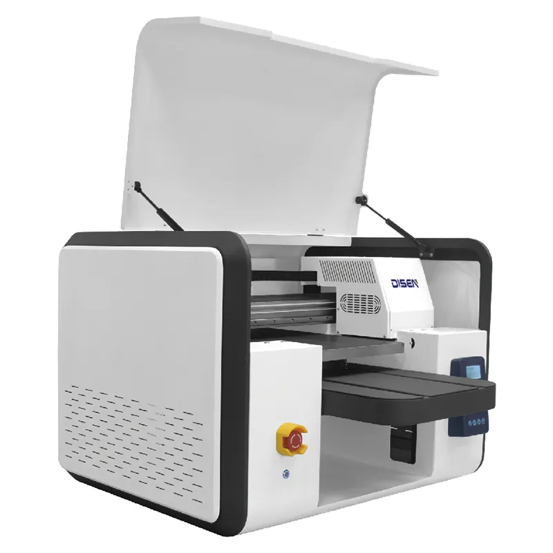 Универсальная цифровая печатная машина Dtf A4 A3 УФ плоскоформатный принтер 3