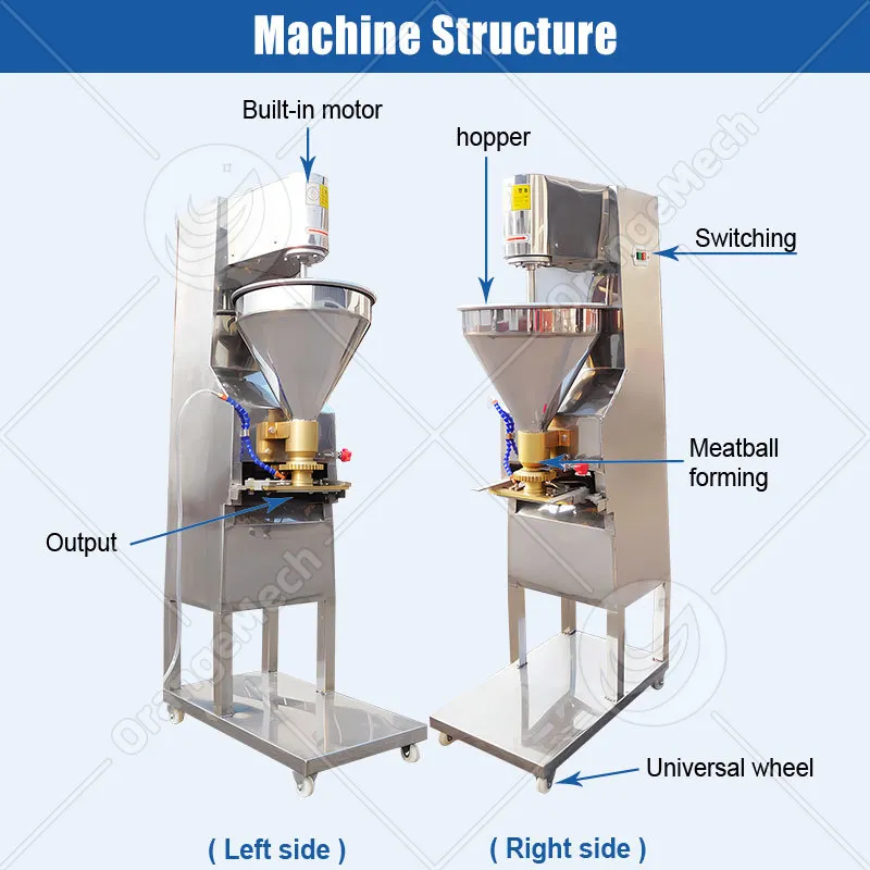 Промышленная машина для формирования рыбных фрикаделек с начинкой 2