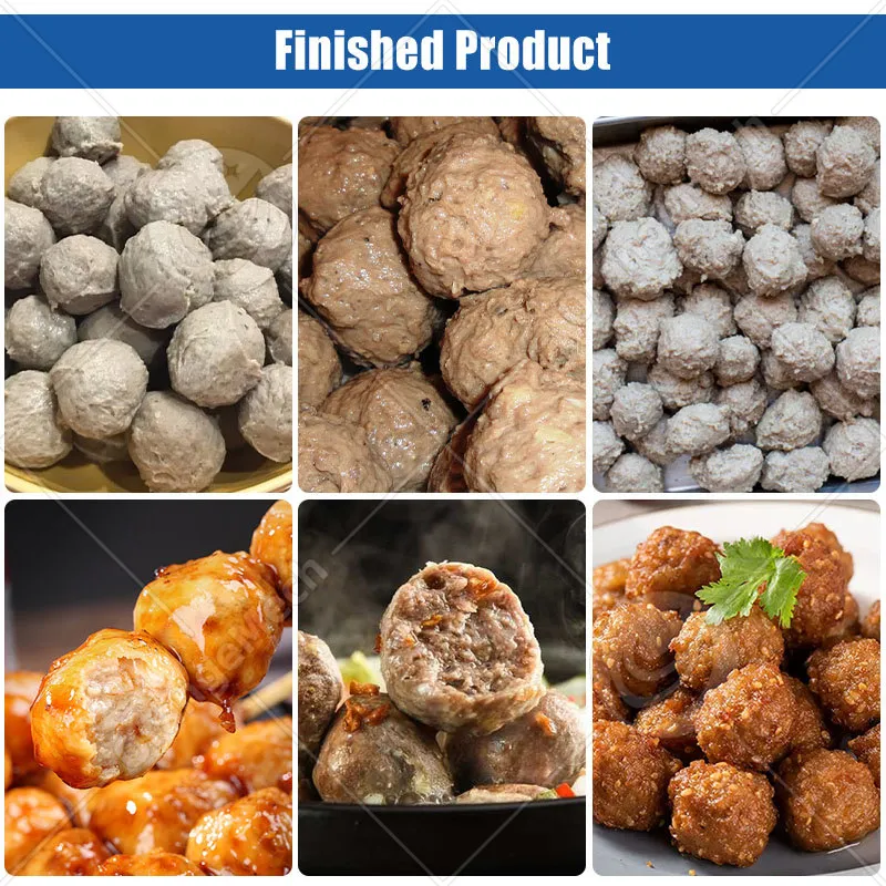 Промышленная машина для формирования рыбных фрикаделек с начинкой 6