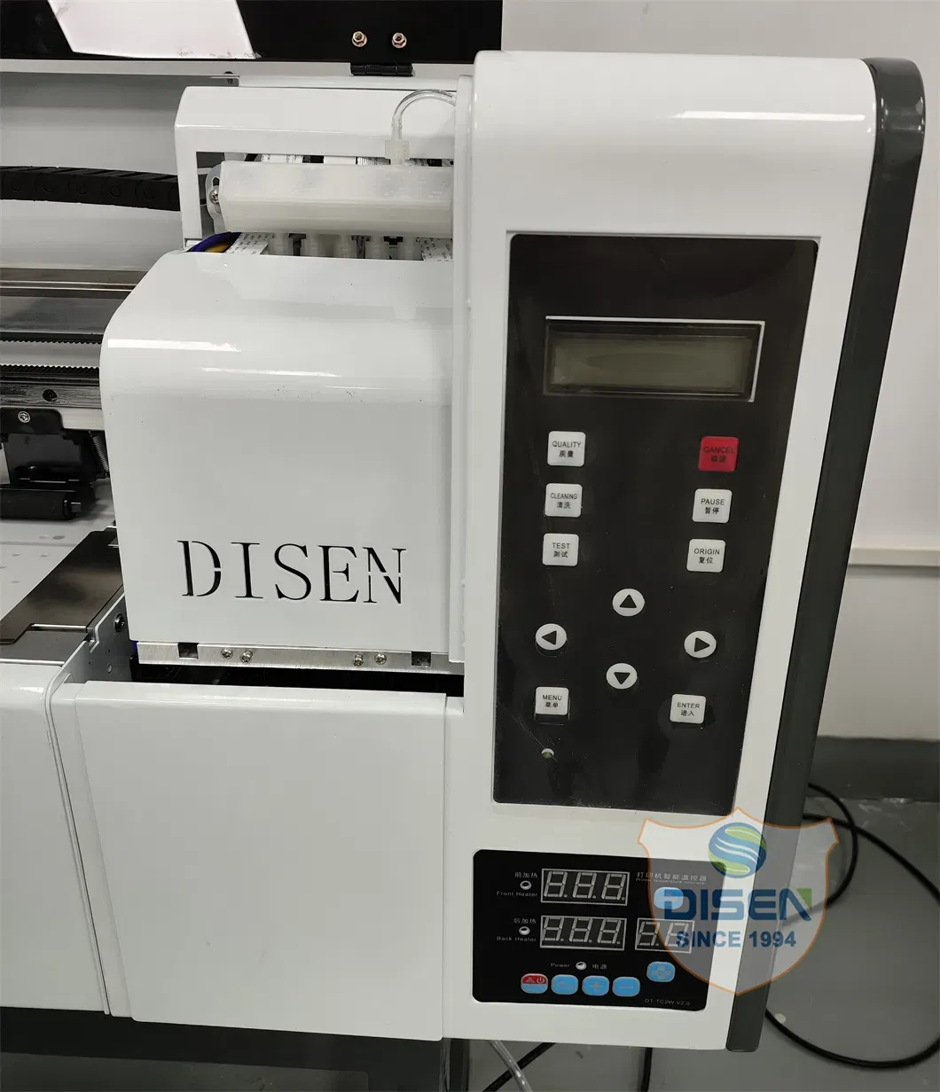 Универсальный 30см I1600 DTF Принтер с Двумя Печатающими Головками и Машиной для Встряхивания Порошка 6