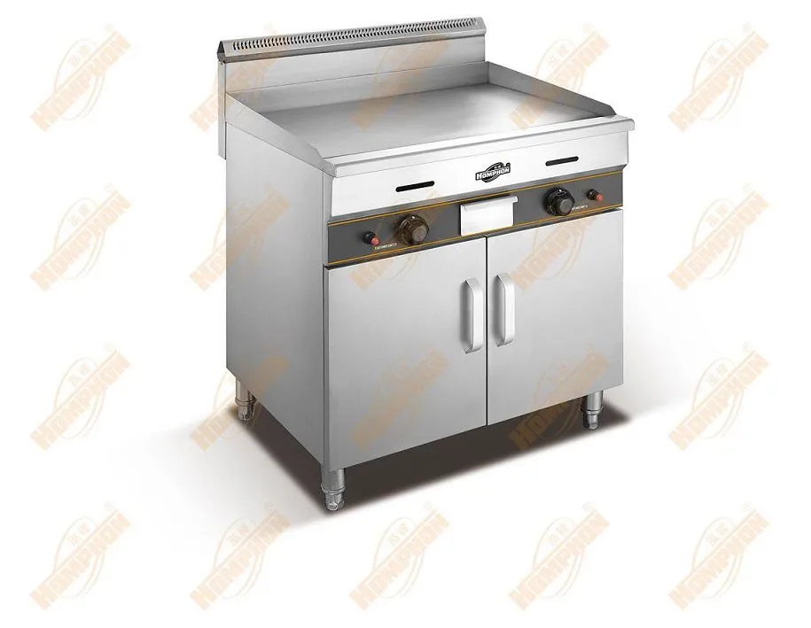 Вертикальная плоская сковорода для растительного масла с кабинетом (750/C)