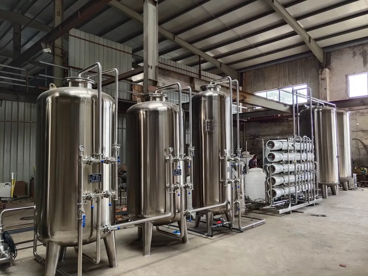 Система очистки сточных вод с обратным осмосом 5