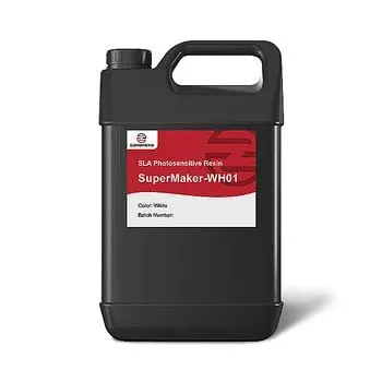 Белая фоточувствительная смола WH01 для SLA 3D принтера высокой точности и долговечности 2