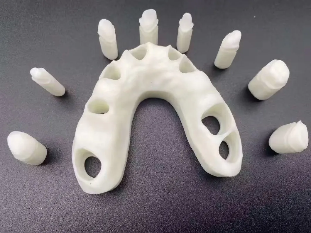 Белая фоточувствительная смола WH01 для SLA 3D принтера высокой точности и долговечности 6