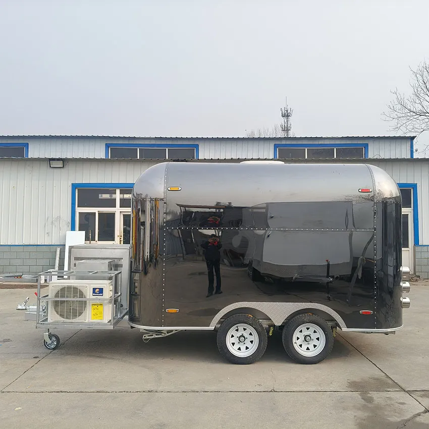 Мобильный торговый трейлер для ретро-кейтеринга 2