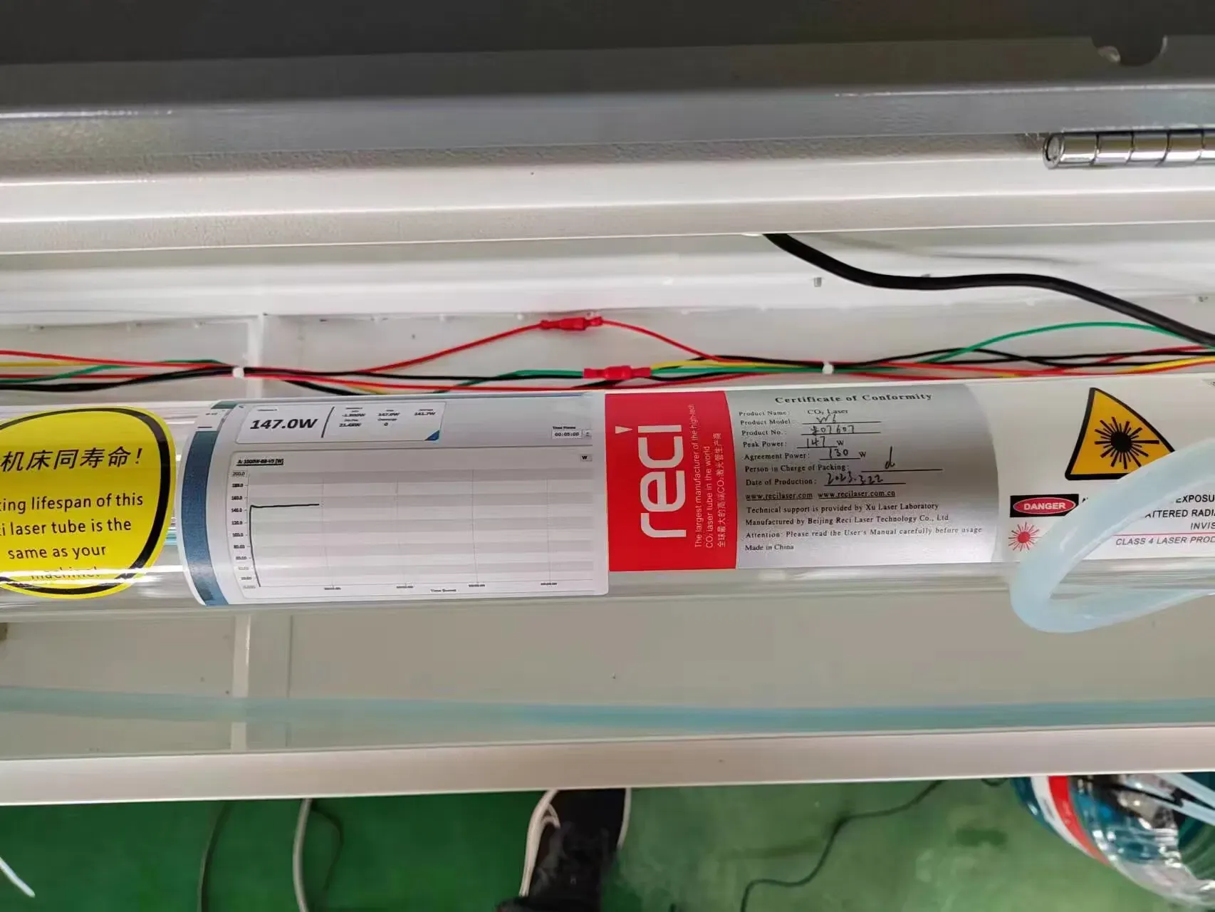 Профессиональная лазерная гравировка CR 1390 с вентилятором Cw5200 и мотором Leadshine 57 3