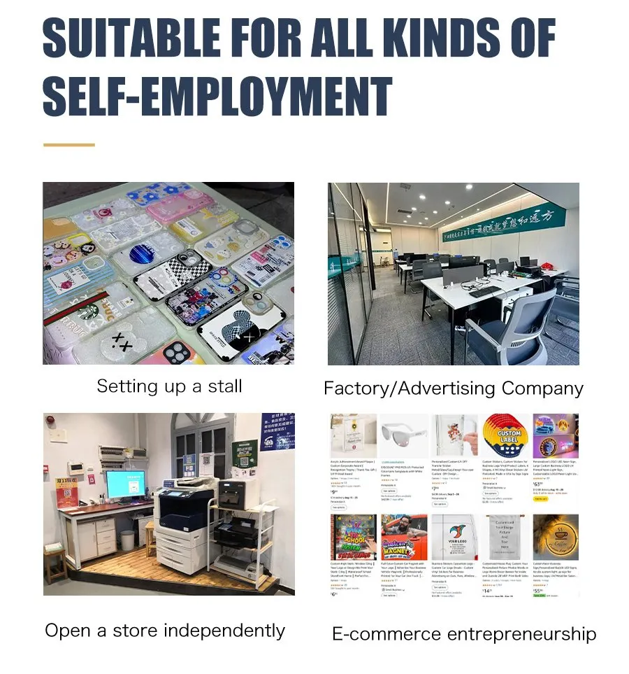 Профессиональный УФ-принтер XP600 для печати на различных материалах 4