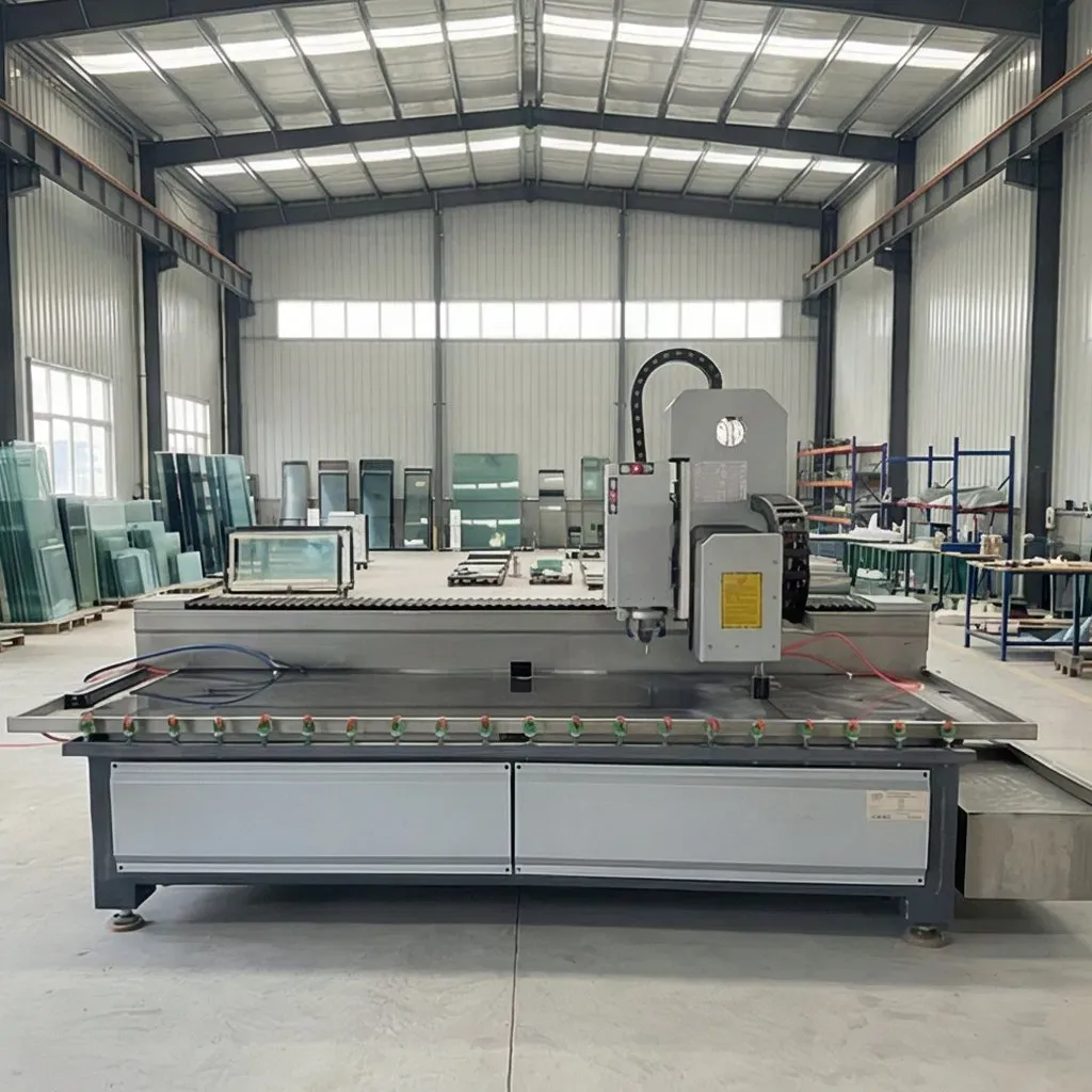 Автоматическая машина для фрезеровки стекла с ЧПУ 2