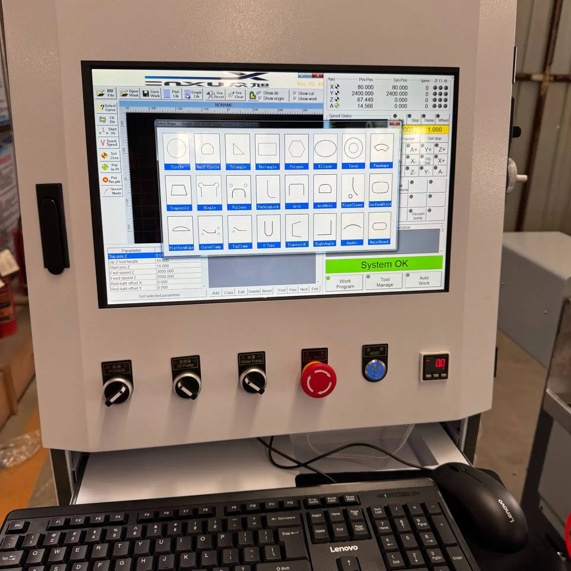 Промышленный горизонтальный станок с ЧПУ для резки, сверления и фрезерования стекла