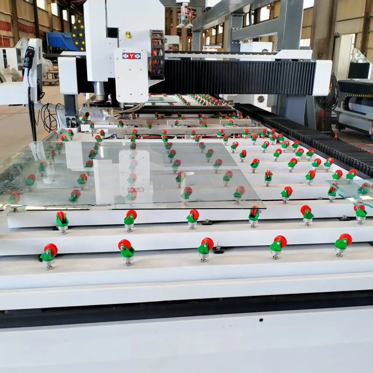 Профессиональный станок для резки и сверления стекла ZXLB-ZXK81200 6